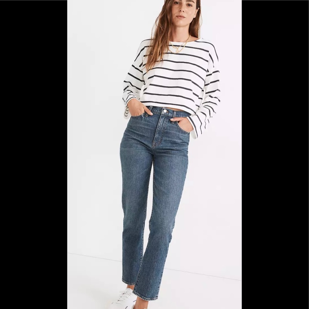 Madewell Classic Straight Jeans in Corson Wash Size 26